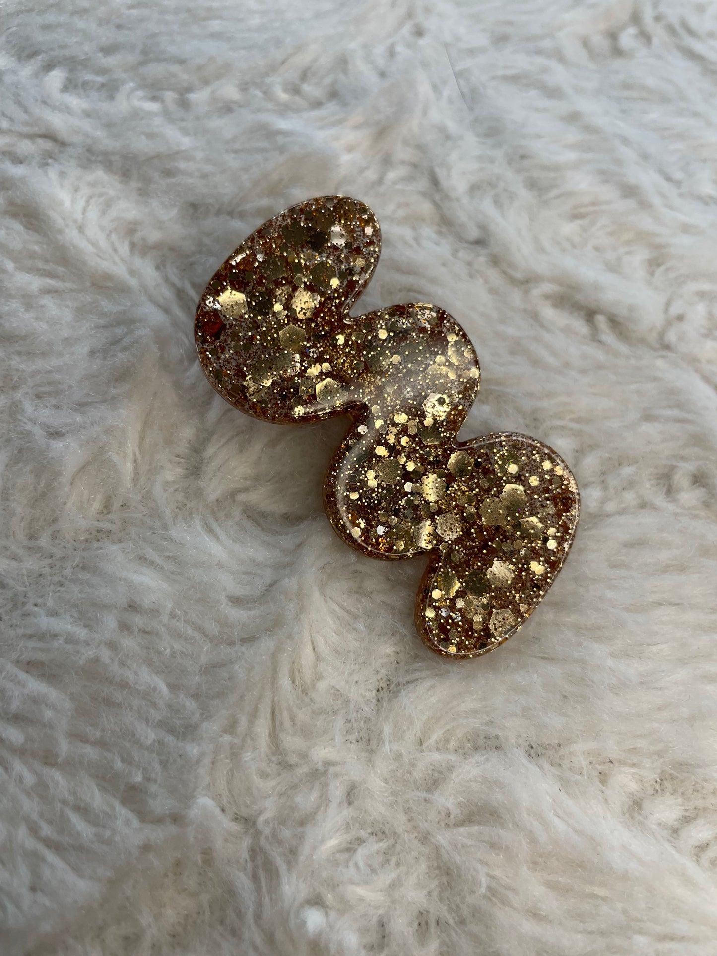 Barrette Brillante Or
