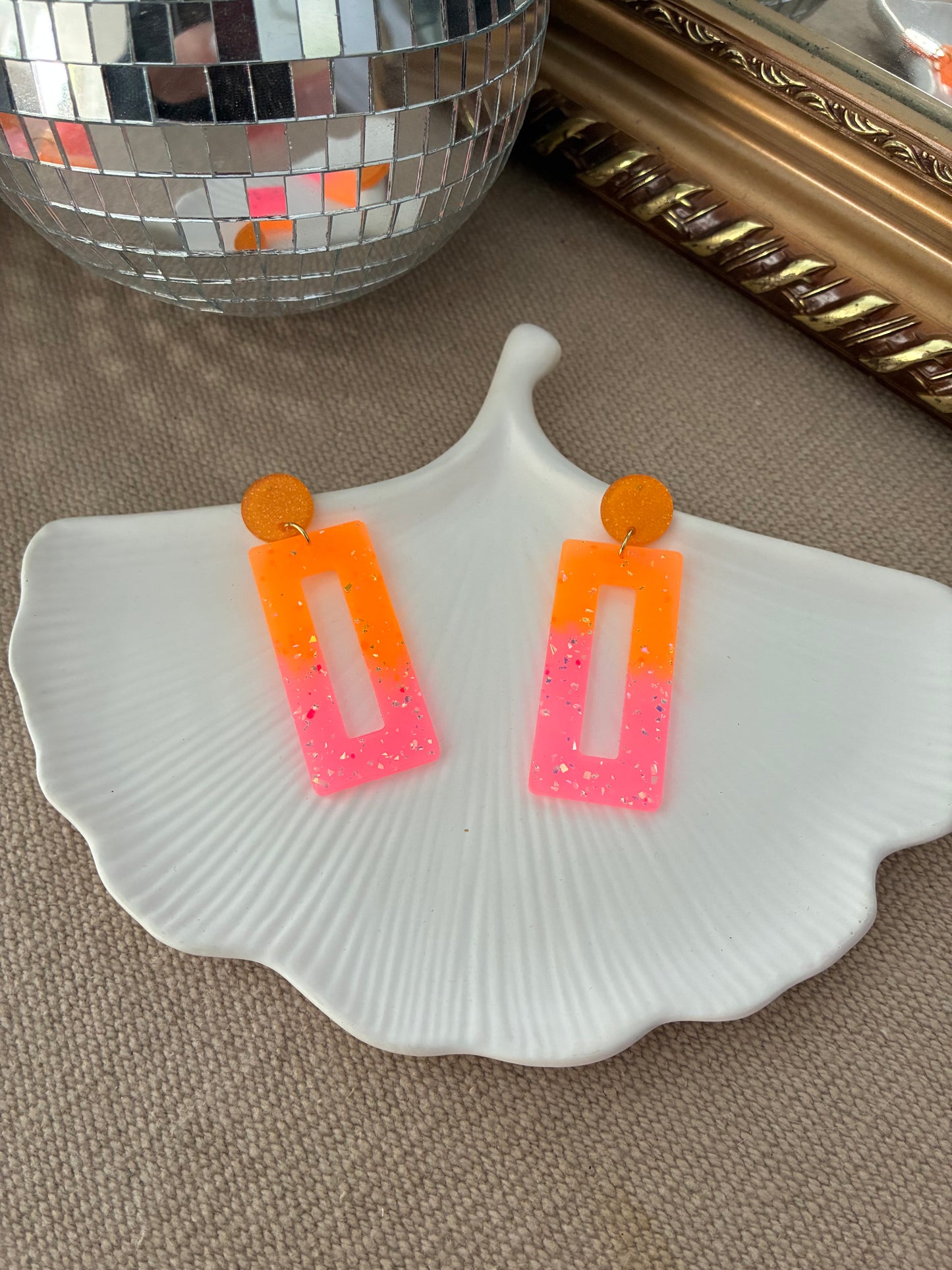 Color’s Rectangles roses et oranges