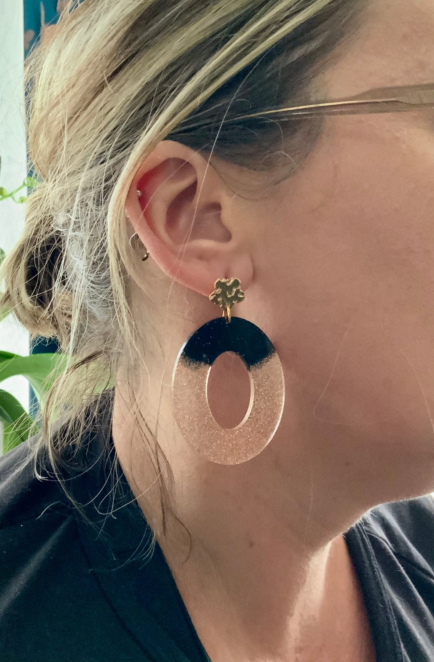 Dailie’s Ovales noires et or