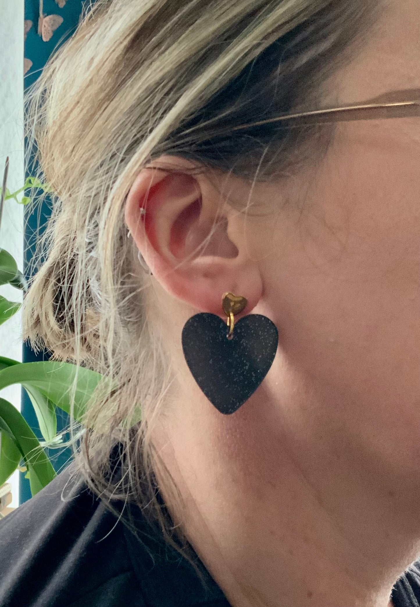 Dailie’s Cœurs noirs paillettes