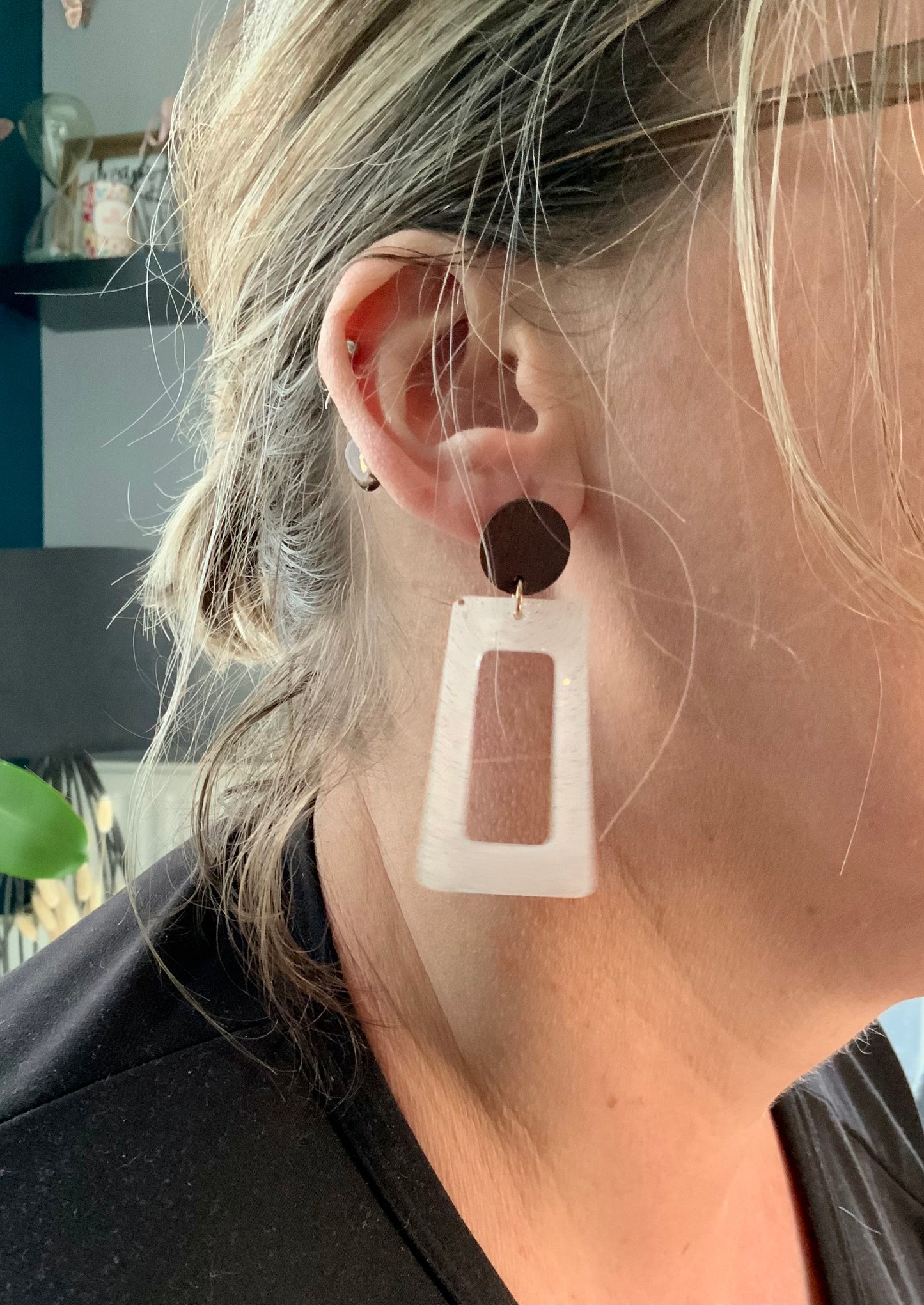 Dailie’s Rectangles blancs paillettes