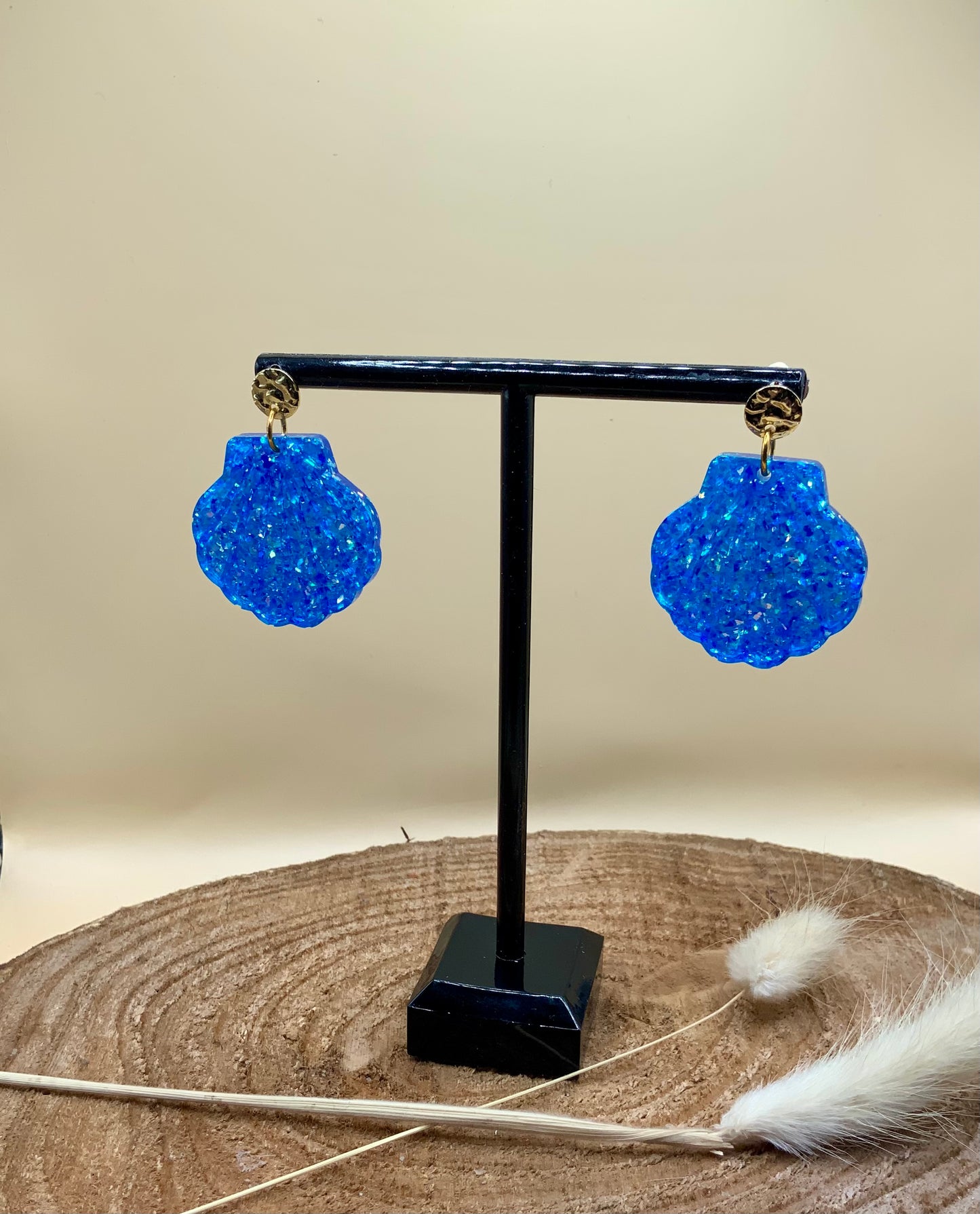 Color’s Coquillages bleus paillettes