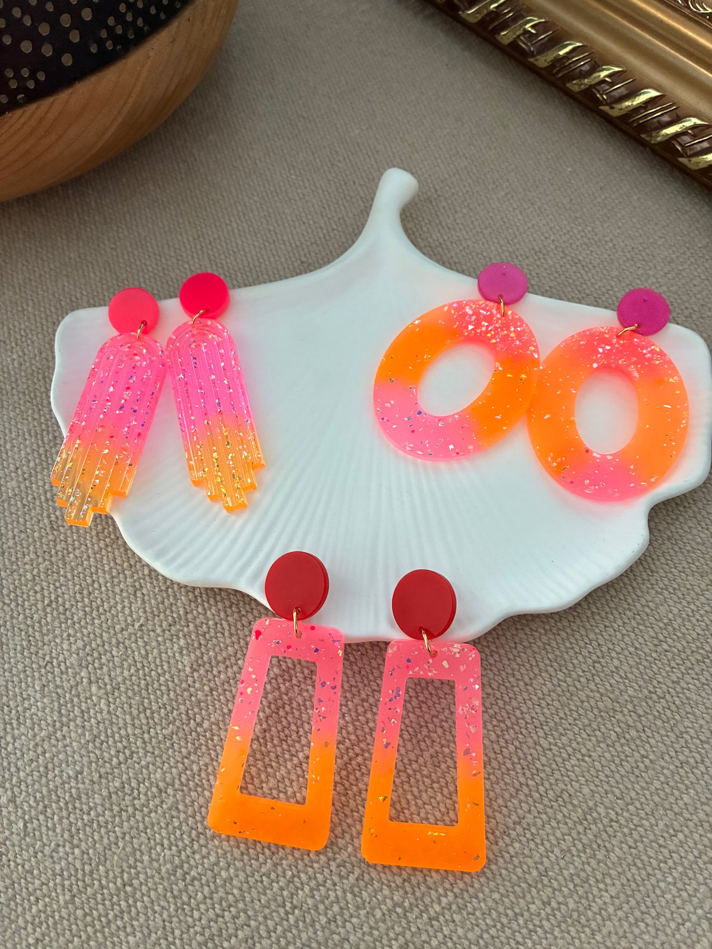 Color’s Trapèzes roses et oranges