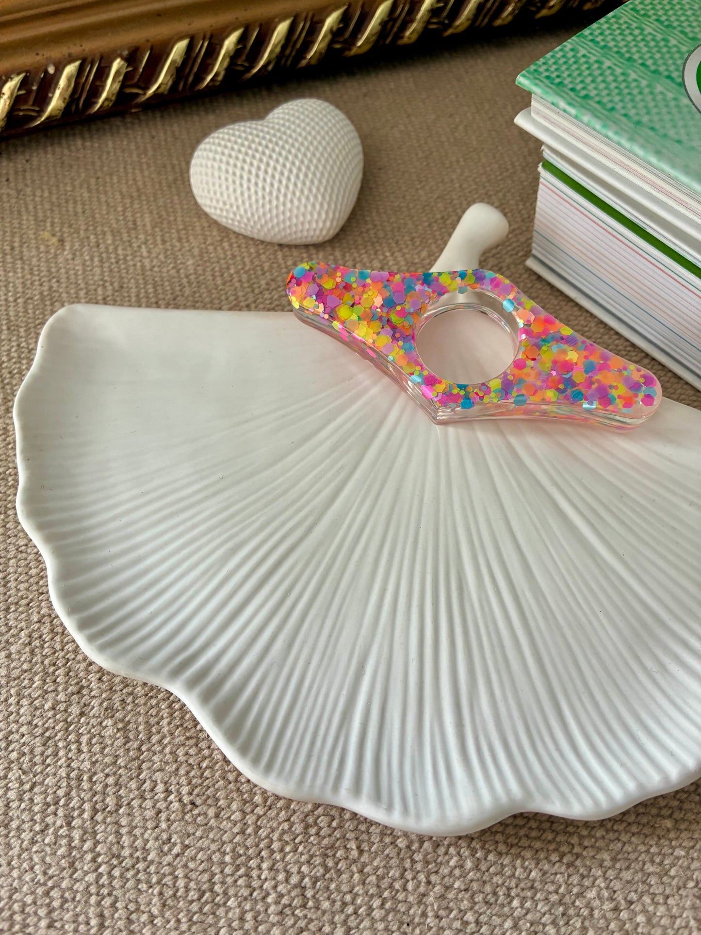 Bague de lecture multicolore pop / diam 23mm