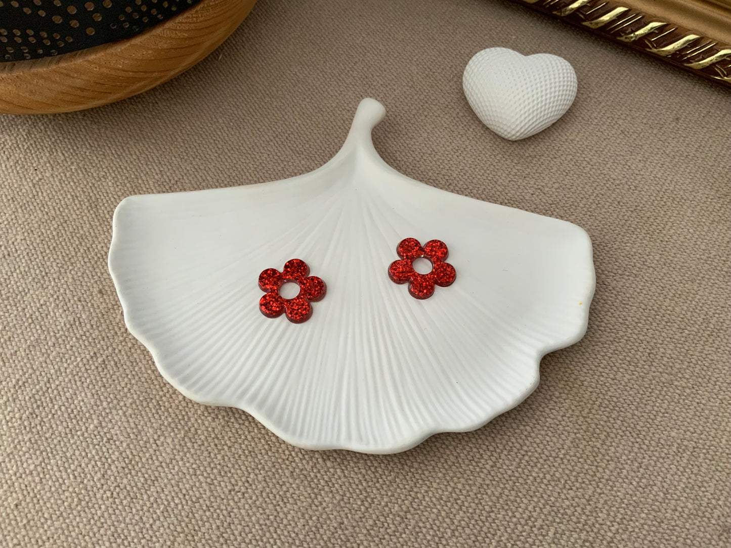 Créole’s Fleurs rouges pailletées