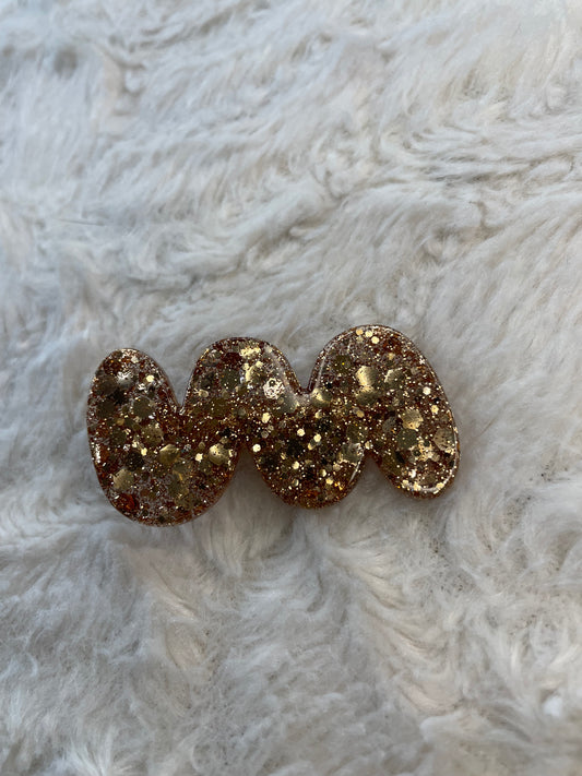 Barrette Brillante Or