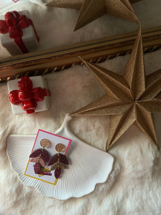 Dailie’s Indiennes violettes et dorées