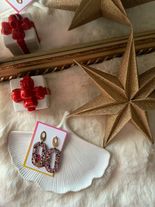 Dailie’s Ovales marrons roses dorées