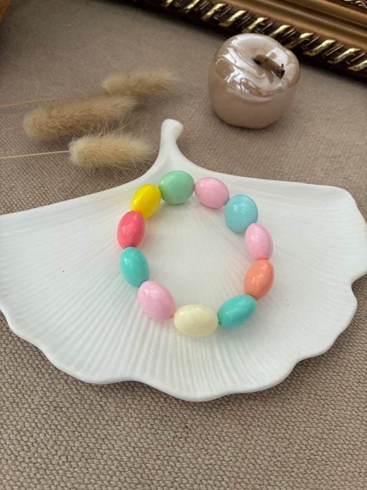 Bracelet Galets multicolore