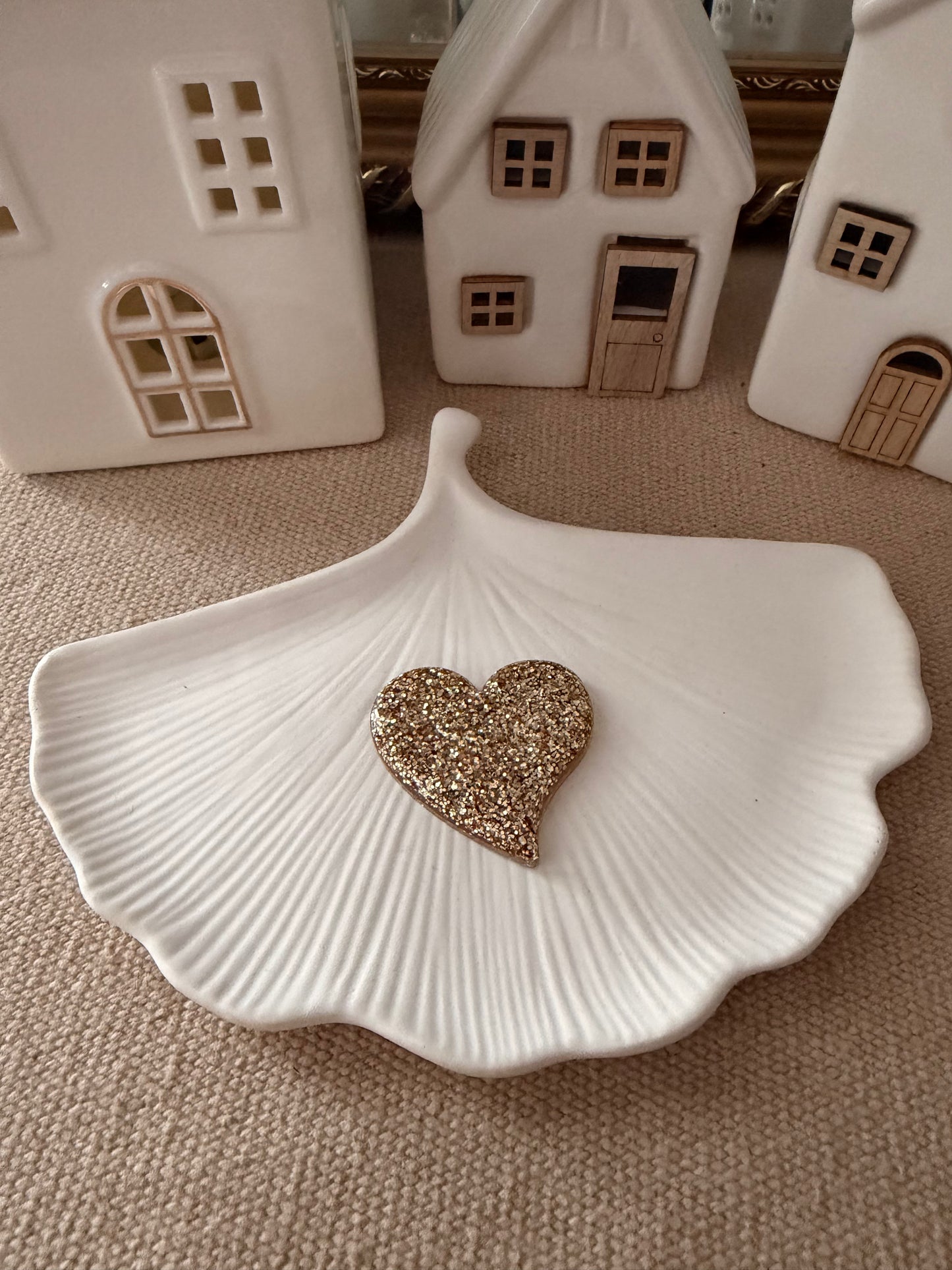 Broche Cœur doré